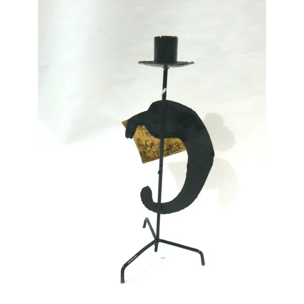 Mrs Clause Venture Products Artisan Metal Sculpture Candle Holder Chili Pepper